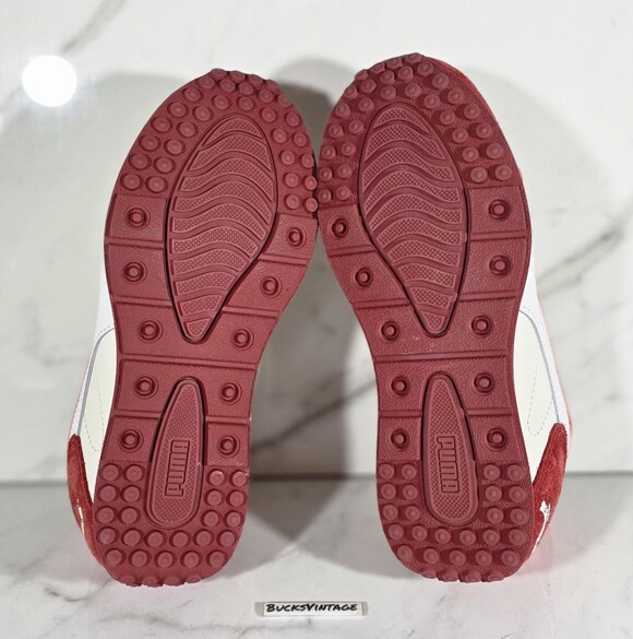 Puma x Squishmallows Miler Malcolm Mushroom Womens Size 6.5 Dark Crimson NEW - Picture 6 of 7